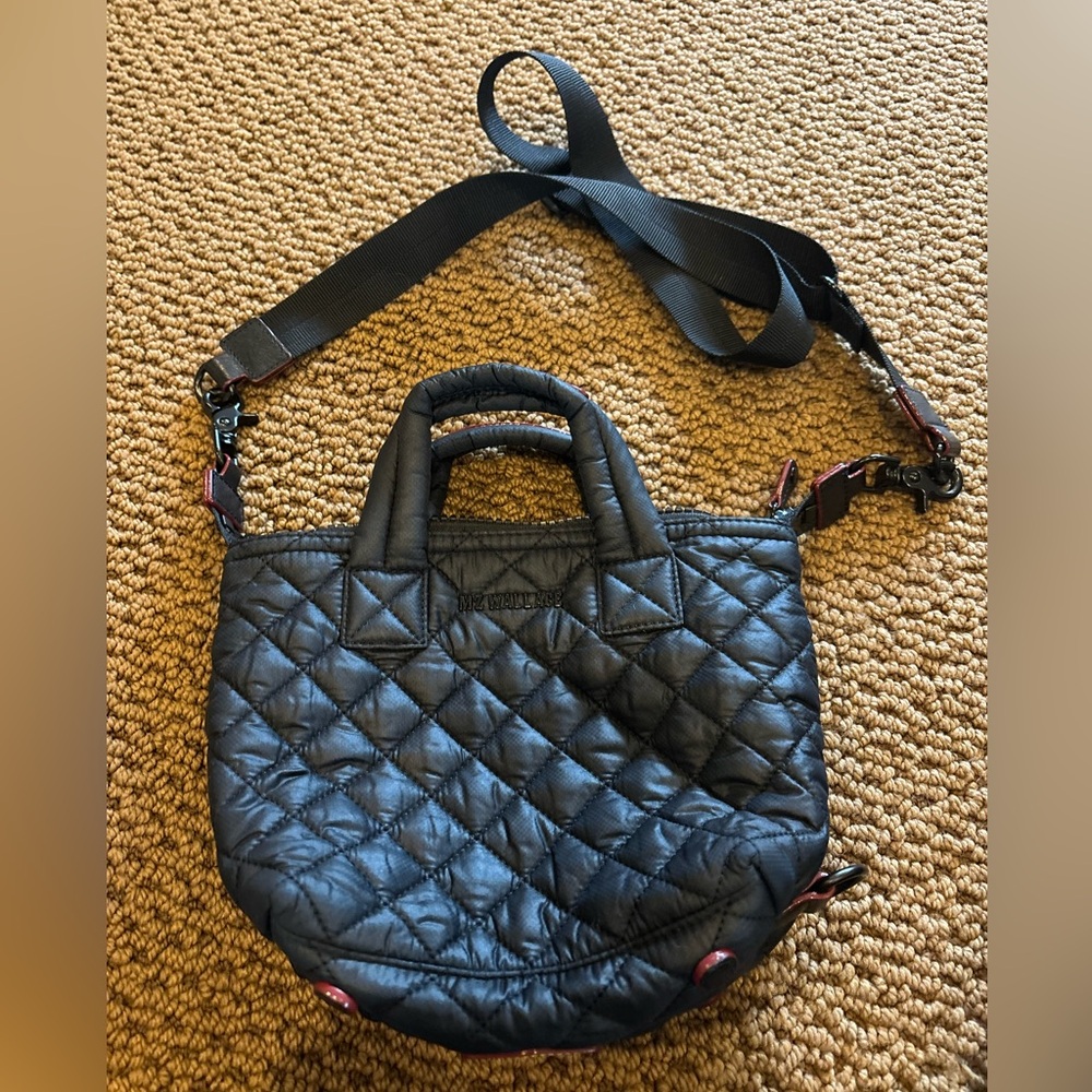 MZ Wallace micro sutton black purse